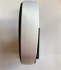 Headband Satin Covered 3cm White