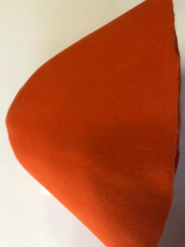 Felt Wool Hood - Orange