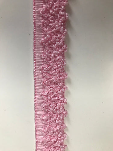 Straw Trim 3cm Wide Soft Pink