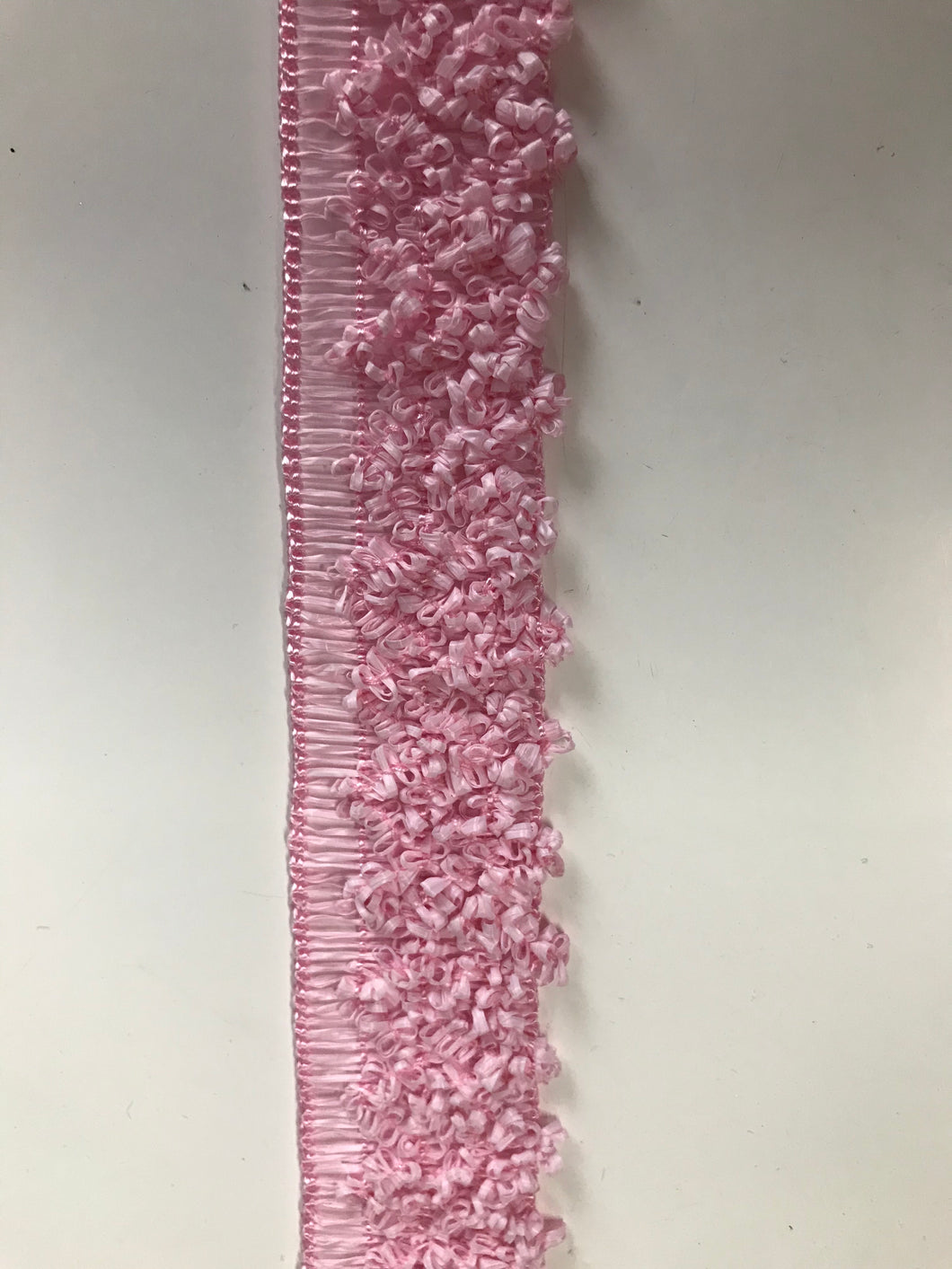 Straw Trim 3cm Wide Soft Pink