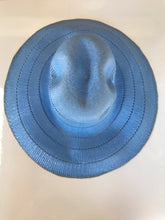 Load image into Gallery viewer, Brim Hat - Fine weave Blue