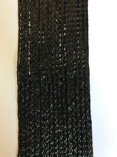 Crinoline Shiny Weave 5.5cm wide Black