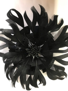 Feather Flower YX12079 Black