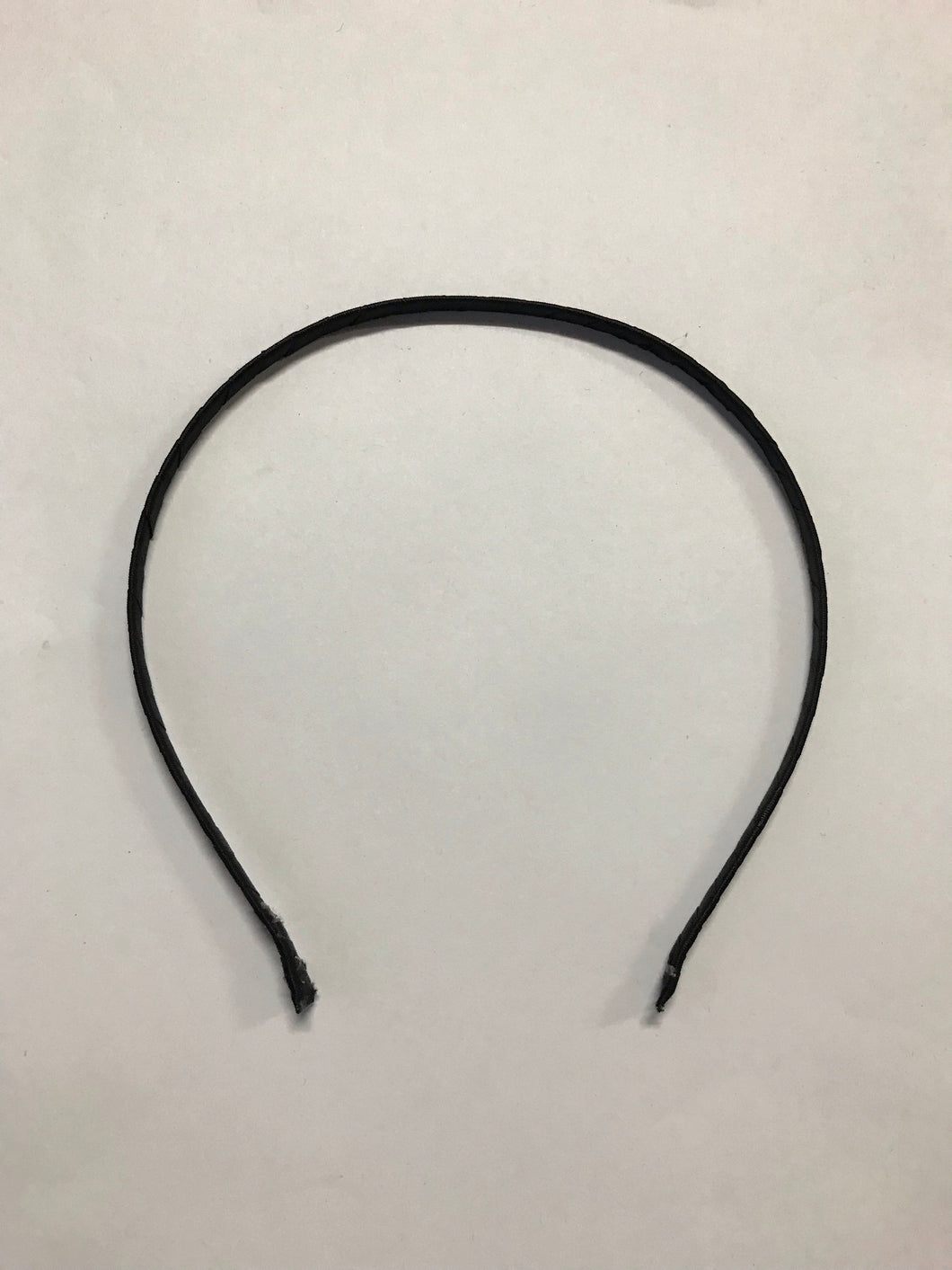 Metal Satin covered Head Band 5mm Black