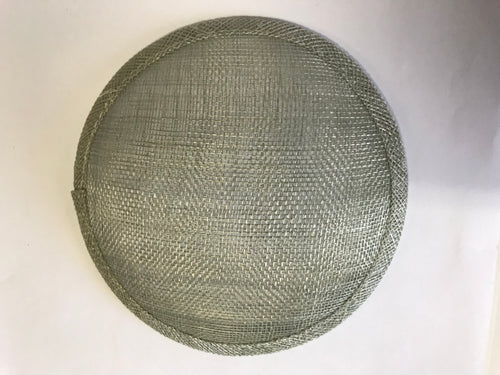 Sinnamay Base Round 14cm Silver Grey