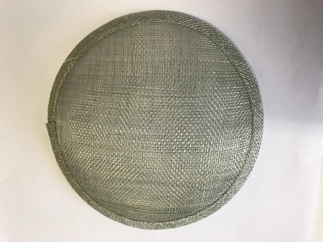 Sinnamay Base Round 14cm Silver Grey