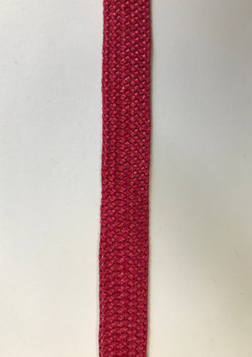 Bias - Fine Straw 1.5cm Wide Red