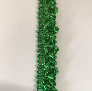 Braid Green 1.5cm wide