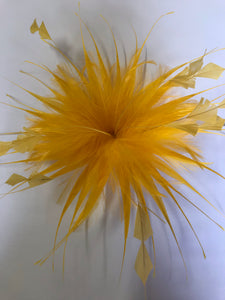 Spiky Feather Flower YX12102 Gold (014)