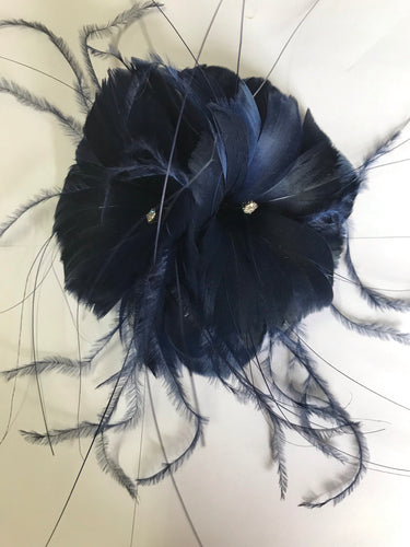 Feather Flower YX12002 Navy