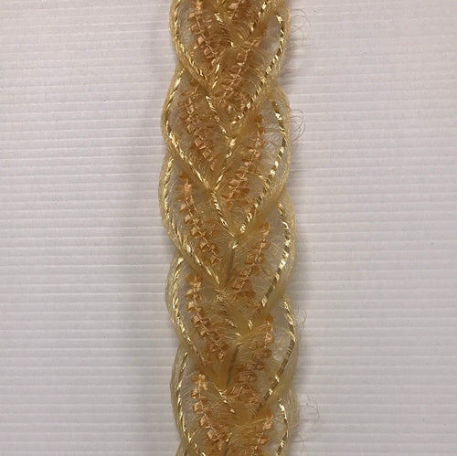 Vintage Swiss Crinoline Braid 4cm wide Code 101 Gold