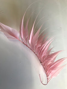 Feather Mount Spike Pale Pink Code F201501