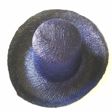 Load image into Gallery viewer, Brim Hat Straw  - Royal Blue