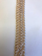 Load image into Gallery viewer, Stretch Straw &amp; Fabric Bias 2.5cm wide Very Pale Pink