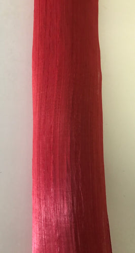 Silk Abaca Red 30” wide