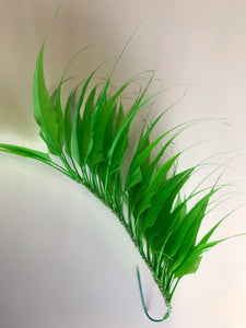 Feather Mount Spike Lime Green Code F201501