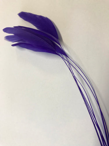 Coque Feathers Stripped Purple