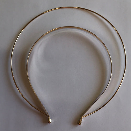 Metal Halo Headband - Gold