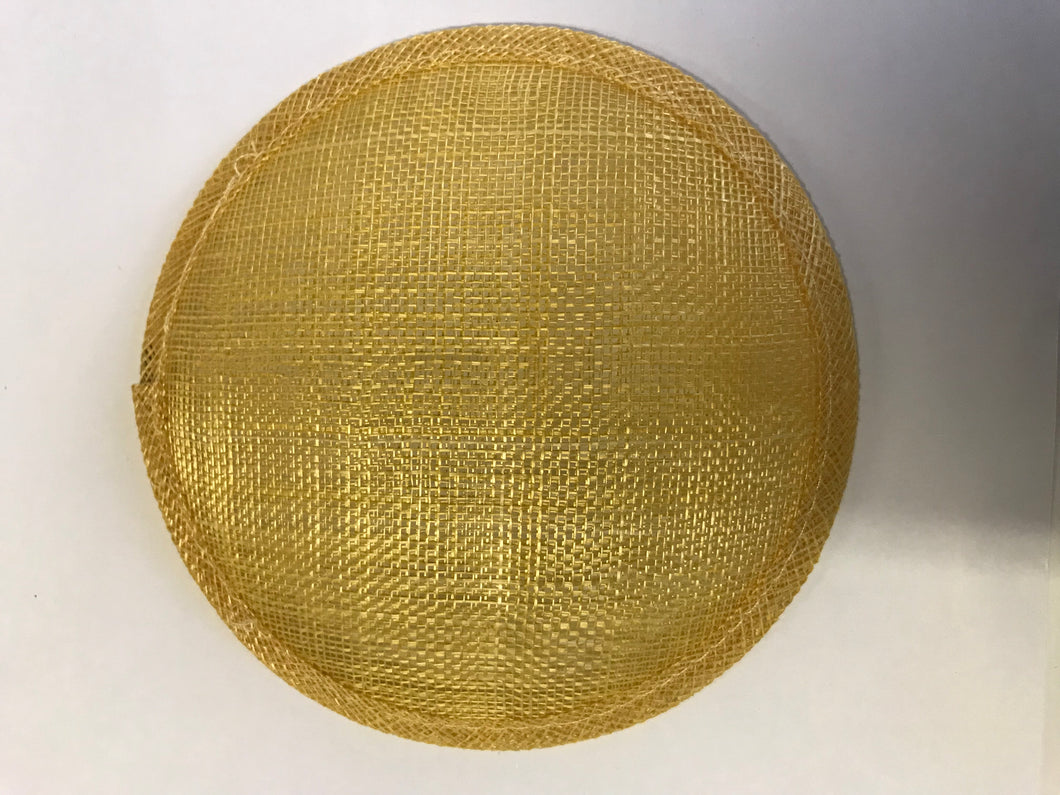 Sinnamay Base Round 14cm Yellow