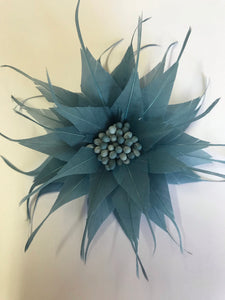 Feather Flower Miniature Spike EF1099 Light Navy