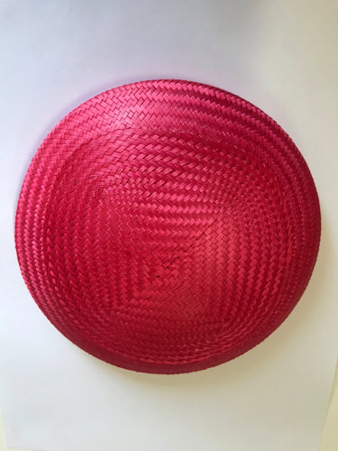 Buntal Round Base Dark Pink