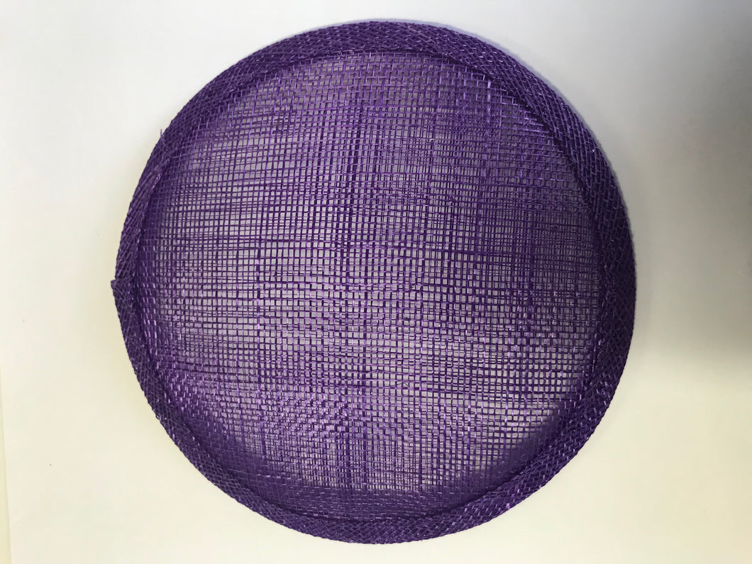 Sinnamay Base Round 14cm Purple