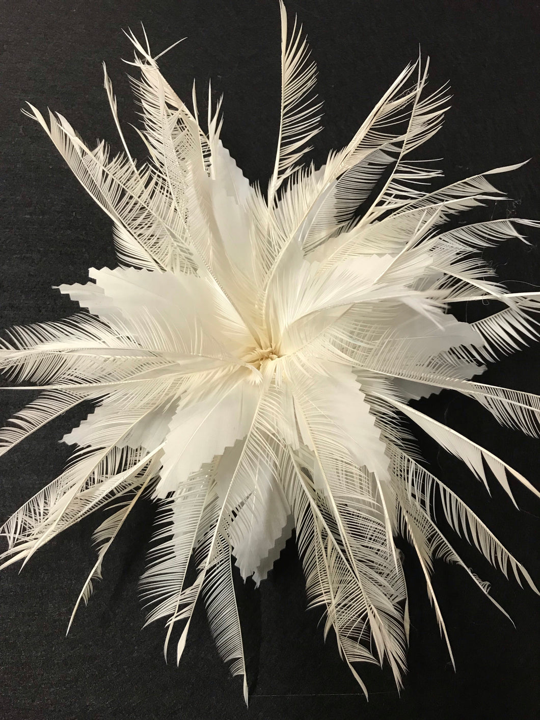 Feather Flower Goose F0029 Ivory