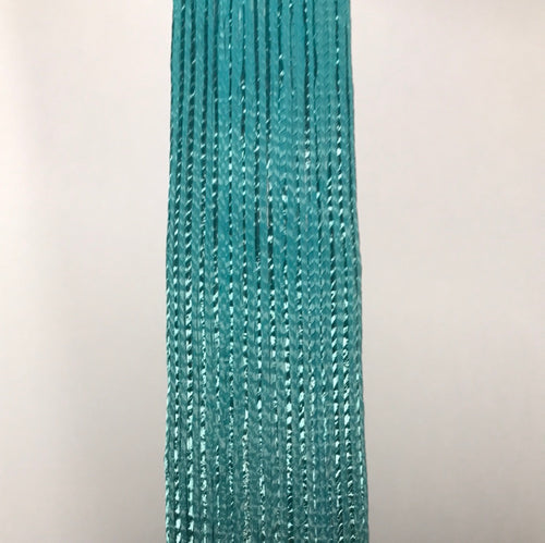 Crinoline Shiny Weave 5.5cm wide Turquoise