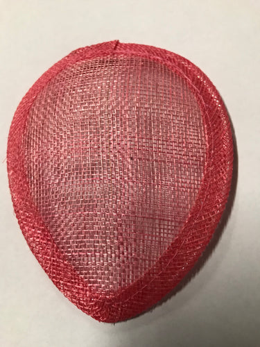 Sinnamay Base Teardrop 9cm x 11.5cm Pink