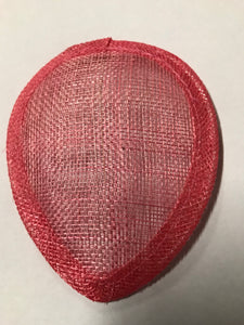 Sinnamay Base Teardrop 9cm x 11.5cm Pink