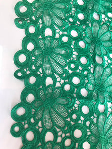 Lace - Guipure C/ Flower- Green Code 23