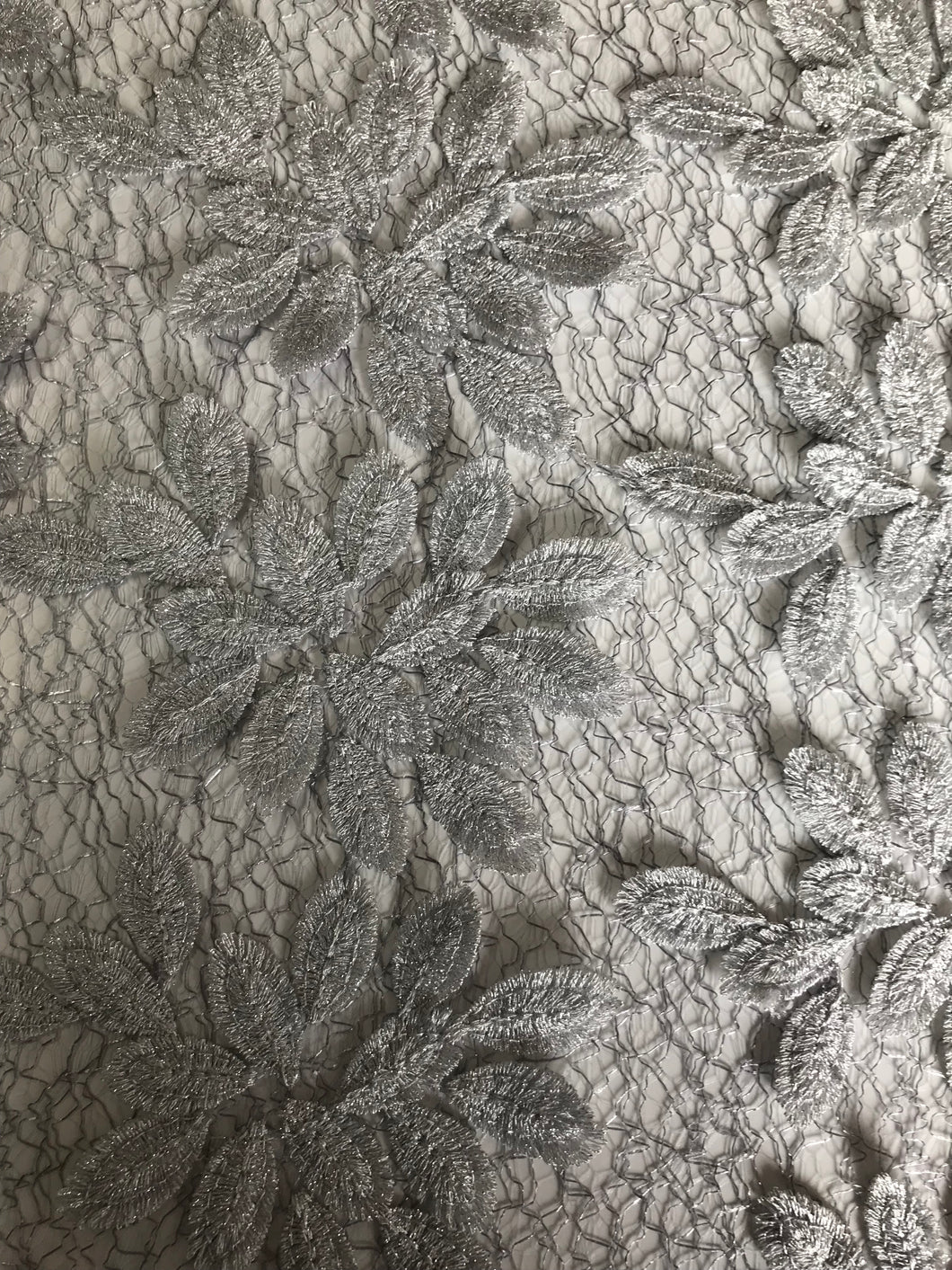 Lace - Fine Silver Leaves - Code 12