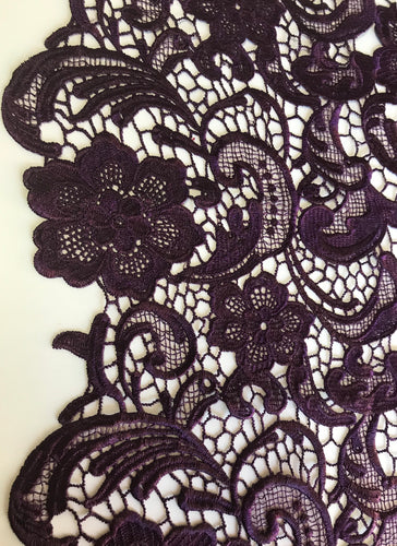 Lace - Guipure P/ Aubergine