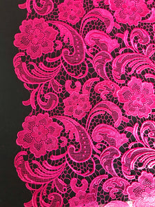 Lace - Guipure P/Cerise